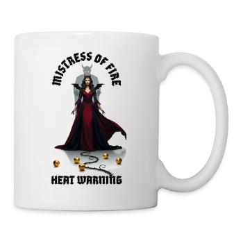 MAÎTRESSE DU FEU - Alerte chaleur - Mug blanc - blanc - Droite