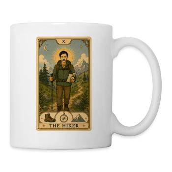 Vagabond | Tarot de montagne et en plein air - Mug blanc - blanc - Droite