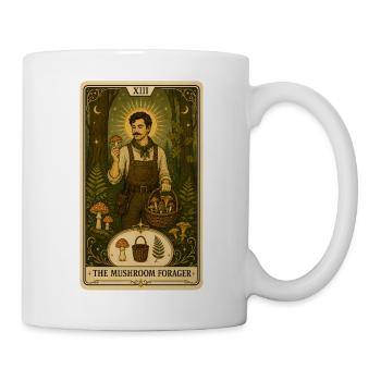 Mushroom Picker | Forest & Mushrooms Tarot - Mug - white - Right