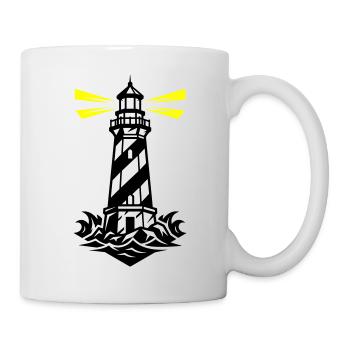 Icône de la Côte du Phare - Mug blanc - blanc - Droite