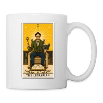 Bibliothécaire | Livres Tarot - Mug blanc - blanc - Droite