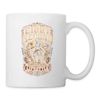Rodeo Amerikanisch Eight Second Lifestyle - Tasse - Weiß - Rechts