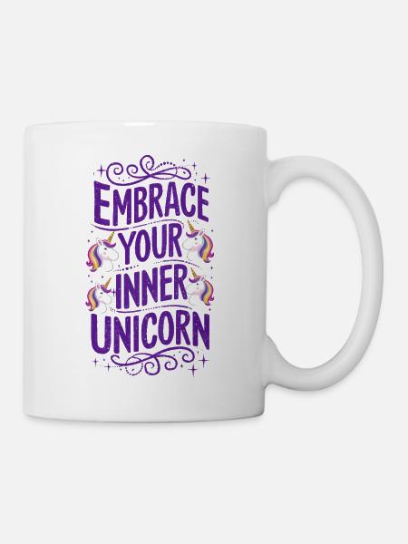 Embrace Your Inner Unicorn - Mug - white
