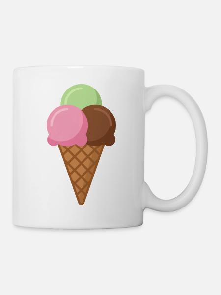 Eiswaffel - Mug - white