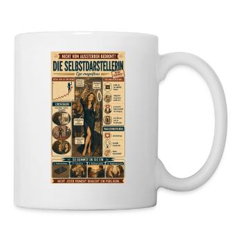 Die Selbstdarstellerin – Ego vor Kamera - Tasse - Weiß - Rechts
