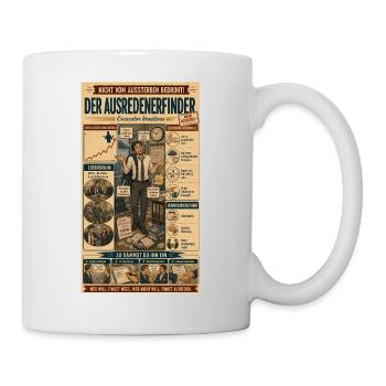 Der Ausredenerfinder – kreativ unzuständig - Tasse - Weiß - Rechts