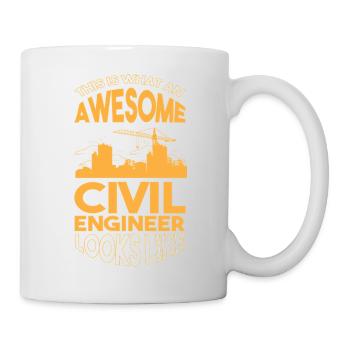 Civil Engineer Construction Site Construction Worker - Mug - white - Right