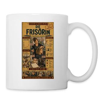 Die Frisörin – Jeder Kopf ein neues Projekt - Tasse - Weiß - Rechts