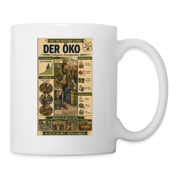 Der Öko – Nachhaltig mit Humor - Tasse - Weiß - Rechts