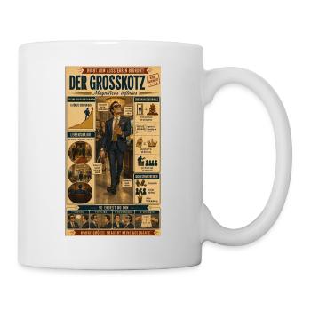 Der Großkotz – Status trifft Größenwahn - Tasse - Weiß - Rechts
