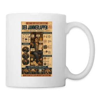Der Jammerlappen – Klagen auf höchstem Niveau - Tasse - Weiß - Rechts