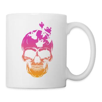 Halloween Ghost Halloween Skull Ghost - Tasse - Weiß - Rechts