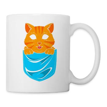 tabby cat - Mug - white - Right