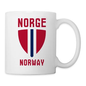 Norge – Norwegen - Tasse - Weiß - Rechts