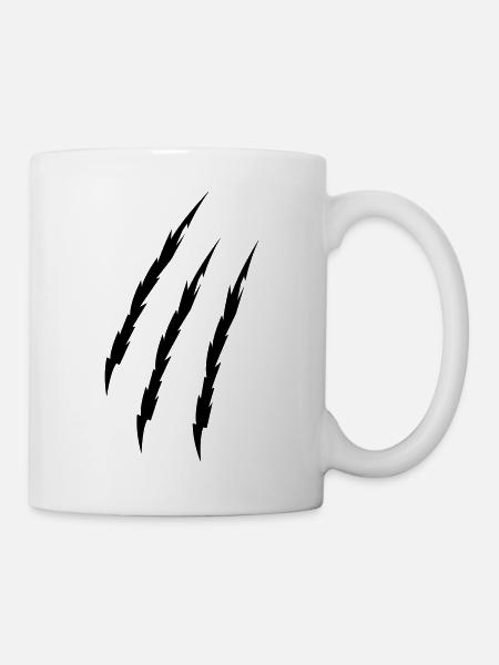 Krallen - Tasse - Weiß