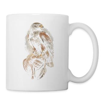 Falknerei Falkner - Tasse - Weiß - Rechts