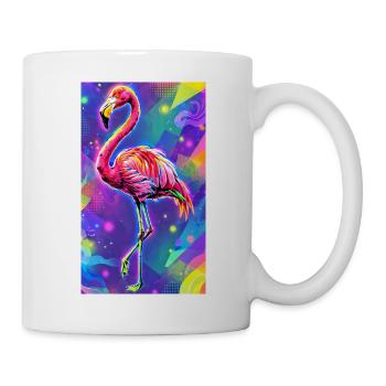 Flamant - Mug blanc - blanc - Droite