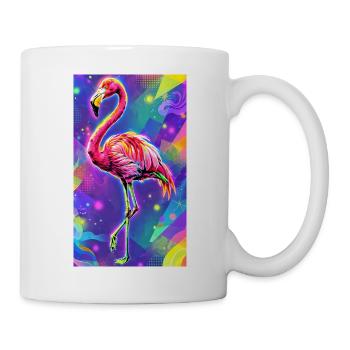 Flamingo - Tasse - Weiß - Rechts