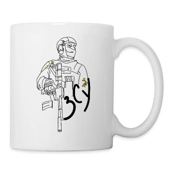 ZSU (ЗСУ) - Armed Forces Of Ukraine Soldier - Mug - white - Right