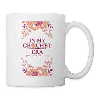 In meiner Häkelzeit Kreative Fäden Moderne Nadeln - Tasse - Weiß - Rechts