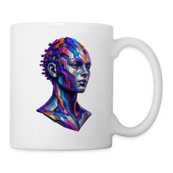 Mosaic Portrait Farbrausch - Mug - white - Right