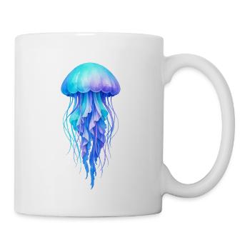 Blue jellyfish spirit - Mug - white - Right