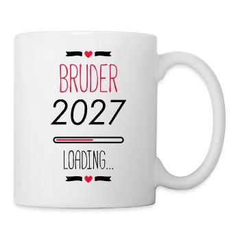 Brother's Heart Lettering with Heart - Mug - white - Right