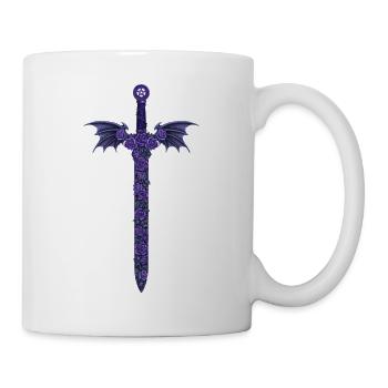 Rose Sword with Wings - Mug - white - Right