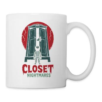 Closet Nightmares – Monster im Schrank - Tasse - Weiß - Rechts