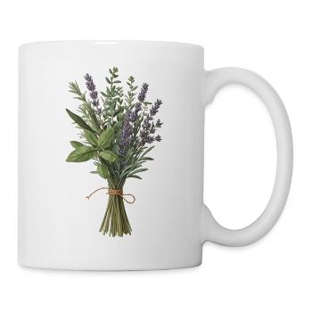 Kräuterstrauss – Botanical Vintage - Tasse - Weiß - Rechts