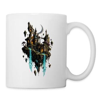 Mondlichtkönigreich mit Wasserfällen - Tasse - Weiß - Rechts