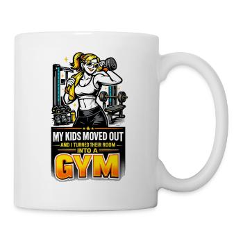 Empty Nester Kinderzimmer zum Gym - Tasse - Weiß - Rechts