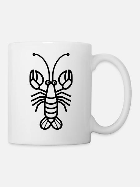Marinierte Gottesanbeterin - Tasse - Weiß
