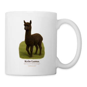 kein-lama - Tasse - Weiß - Rechts