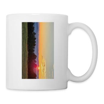Sonnenuntergang Golden Hour Field - Tasse - Weiß - Rechts