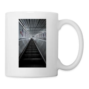 Urbaner Rolltreppe Noir - Tasse - Weiß - Rechts