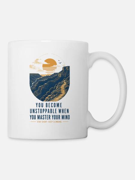 Motivational Quote – Motivation & Mindset - Tasse - Weiß