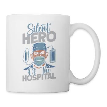 Anesthesiologist Silent Hero Anesthesia - Tasse - Weiß - Rechts