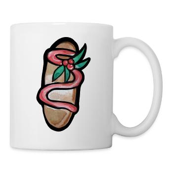 Serpent Bloom Sandale - Tasse - Weiß - Rechts