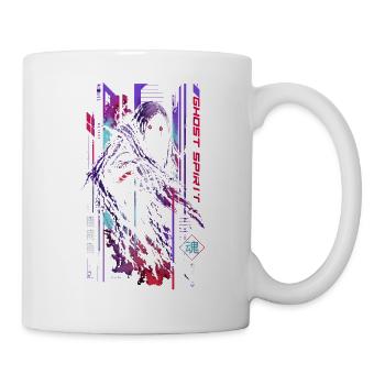 Geister-Neon-Cyberpunk – Halloween - Tasse - Weiß - Rechts