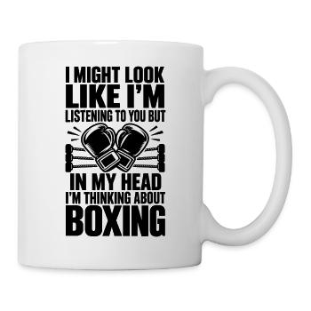 Boxer, Boxer, Liebhaber, Kampfsport, Fitness - Tasse - Weiß - Rechts