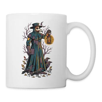 Der Pestdoktor mit der Laterne - Tasse - Weiß - Rechts