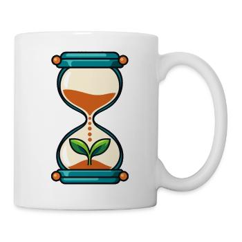 Sanduhrwachstum: Sämlingswachstum - Tasse - Weiß - Rechts