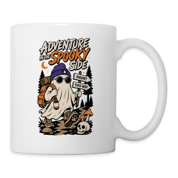 Halloween Wandergeist – Spooky Adventure - Tasse - Weiß - Rechts