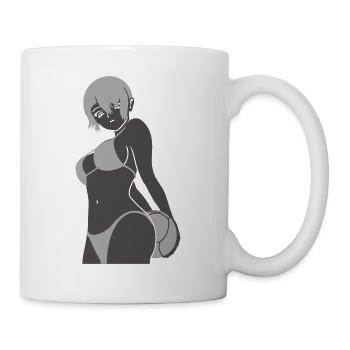 manga_girl - Tasse - Weiß - Rechts