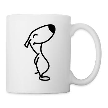 schnupper1 - Tasse - Weiß - Rechts