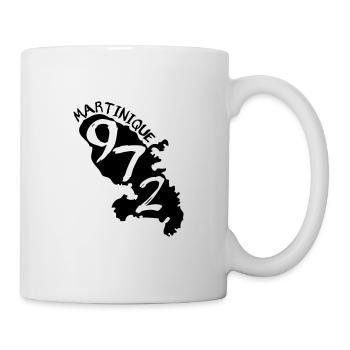 Martinique 972 (1 couleur modifiable) - Mug blanc - blanc - Droite