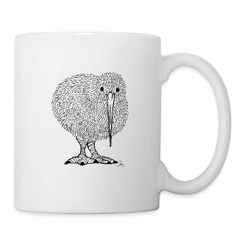 Kiwi - Mug blanc - blanc - Droite