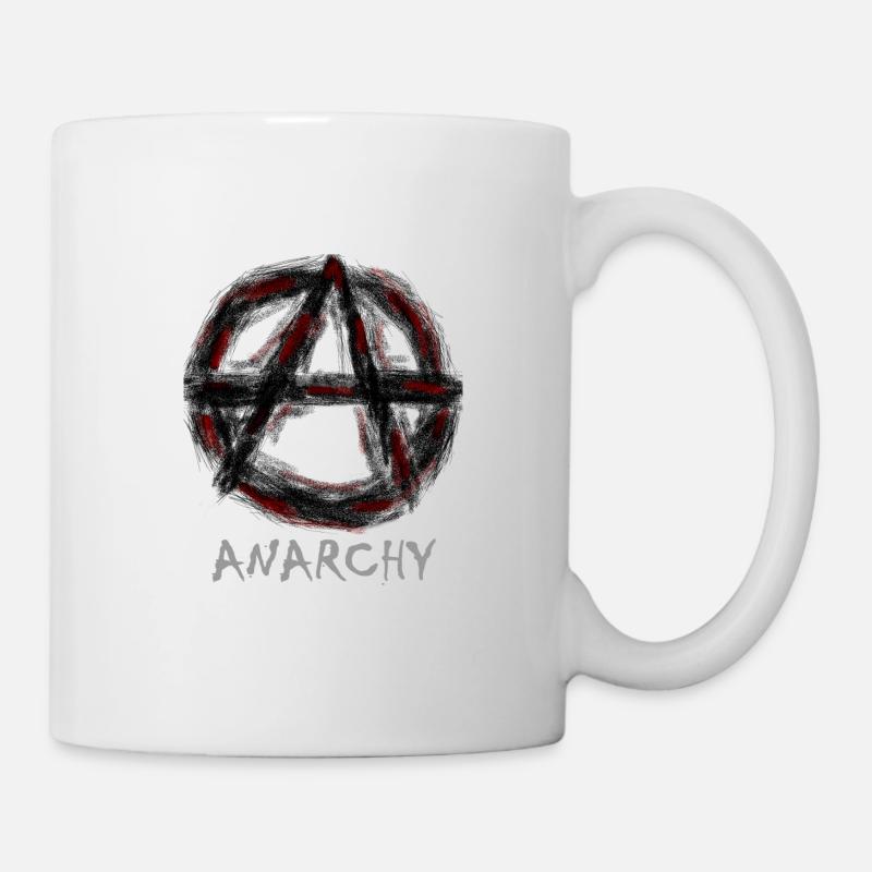 anarchie - Mug blanc - blanc