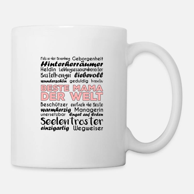 Beste Mama der Welt - Tasse - Weiß
